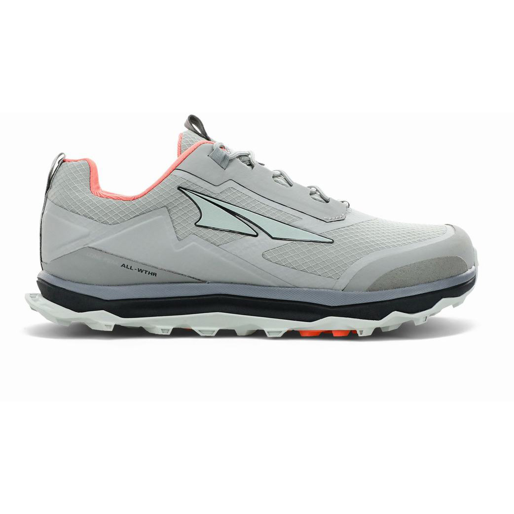 Altra Trailrunning Schuhe Damen - Lone Peak All-wthr Low - Grau/Orange 695JEOSWY